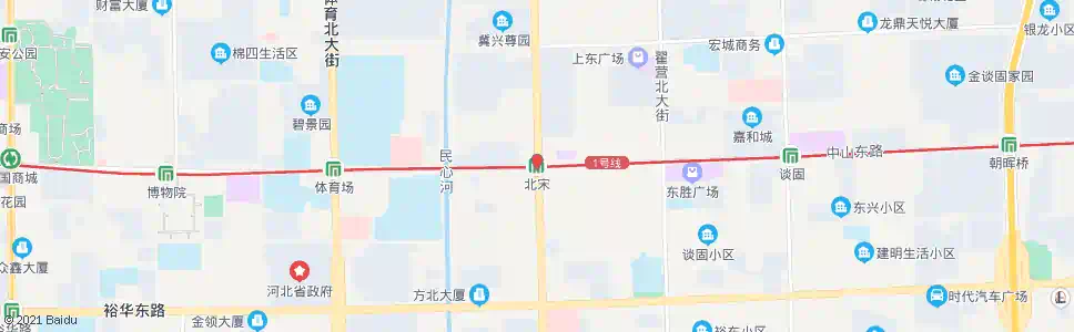 石家庄北宋站_公交站地图_石家庄公交_妙搜公交查询2025