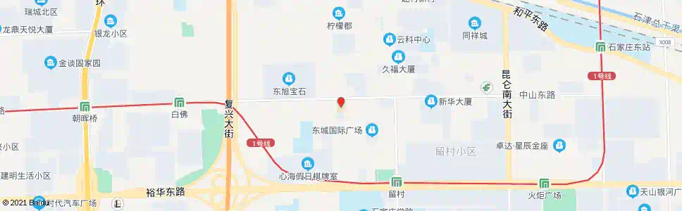石家庄市二院东院_公交站地图_石家庄公交_妙搜公交查询2025