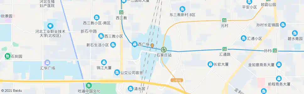 石家庄南岗_公交站地图_石家庄公交_妙搜公交查询2025