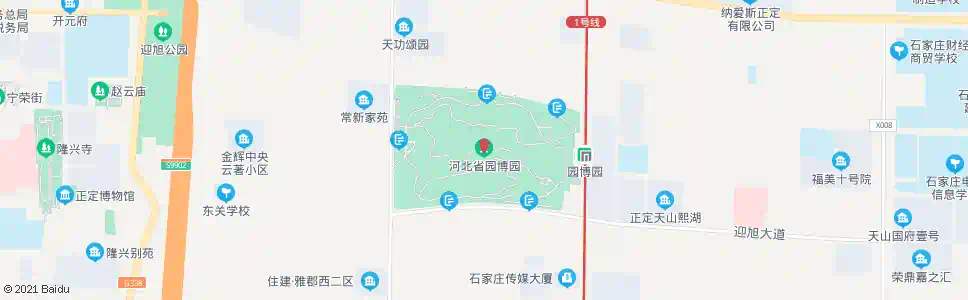石家庄园博园南_公交站地图_石家庄公交_妙搜公交查询2025
