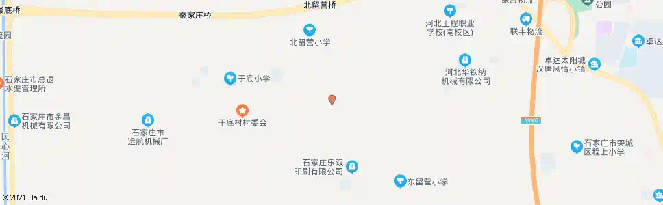 石家庄于底村口_公交站地图_石家庄公交_妙搜公交查询2025