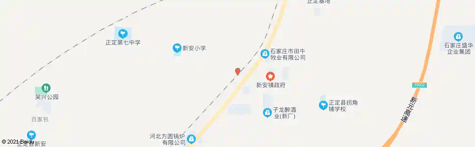 石家庄新安村_公交站地图_石家庄公交_妙搜公交查询2025