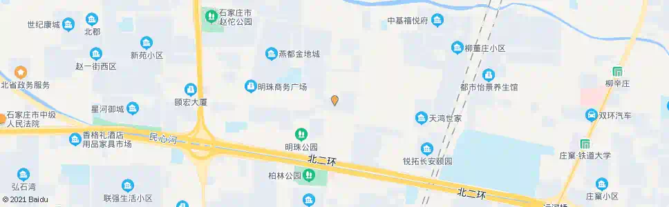 石家庄红星花园_公交站地图_石家庄公交_妙搜公交查询2025