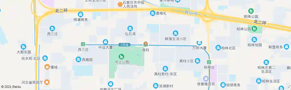 石家庄高柱_公交站地图_石家庄公交_妙搜公交查询2025