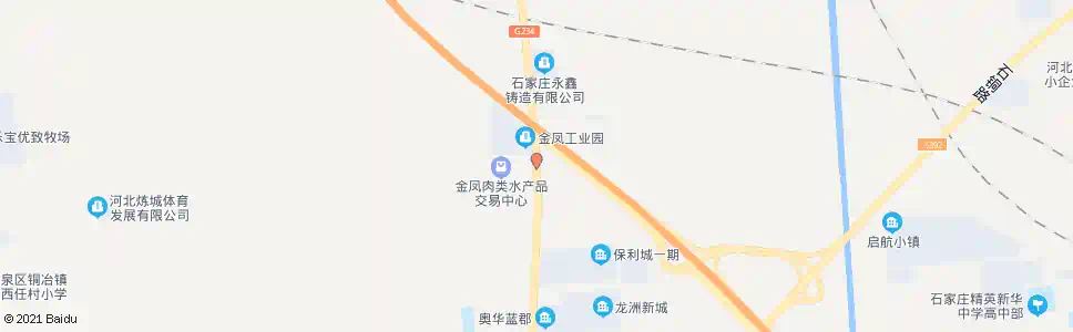 石家庄金凤工业园_公交站地图_石家庄公交_妙搜公交查询2025