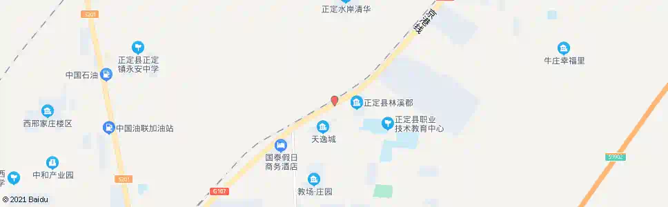 石家庄正定职教中心_公交站地图_石家庄公交_妙搜公交查询2025