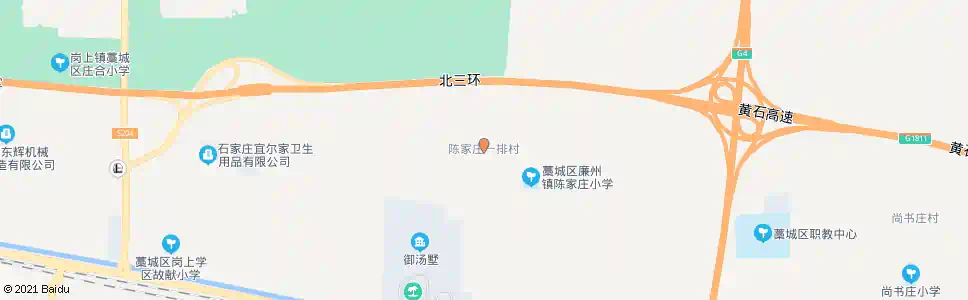 石家庄陈一村_公交站地图_石家庄公交_妙搜公交查询2025