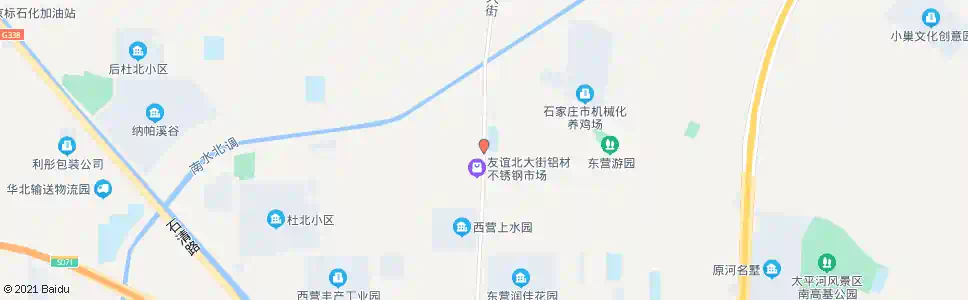 石家庄西营_公交站地图_石家庄公交_妙搜公交查询2025