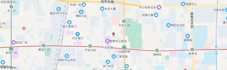 石家庄栗康正东路口_公交站地图_石家庄公交_妙搜公交查询2025