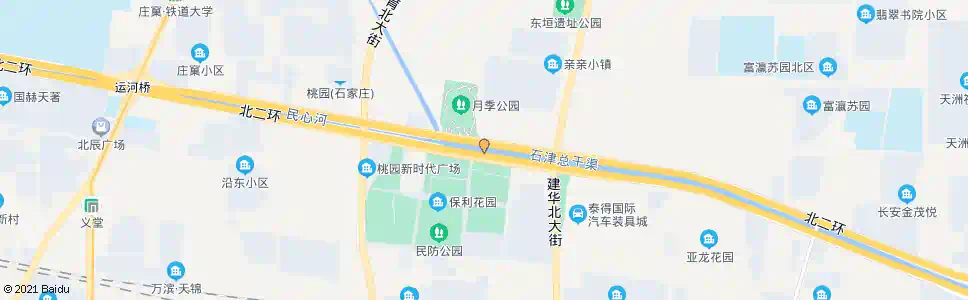 石家庄月季园_公交站地图_石家庄公交_妙搜公交查询2025