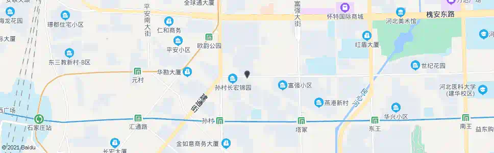 石家庄东岗民心河_公交站地图_石家庄公交_妙搜公交查询2025