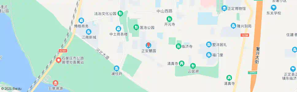 石家庄正安慧园_公交站地图_石家庄公交_妙搜公交查询2025