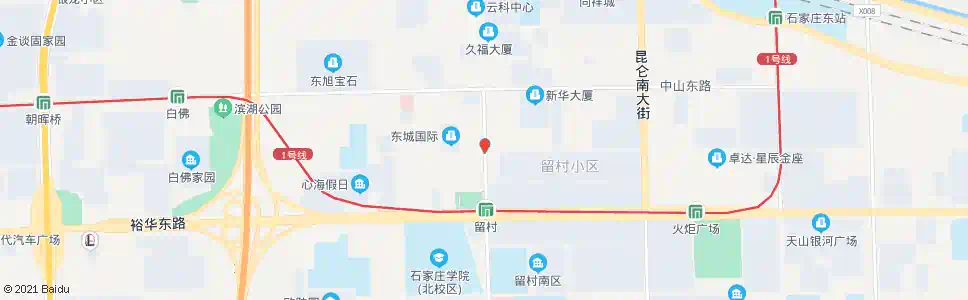 石家庄天山淮河道口_公交站地图_石家庄公交_妙搜公交查询2025