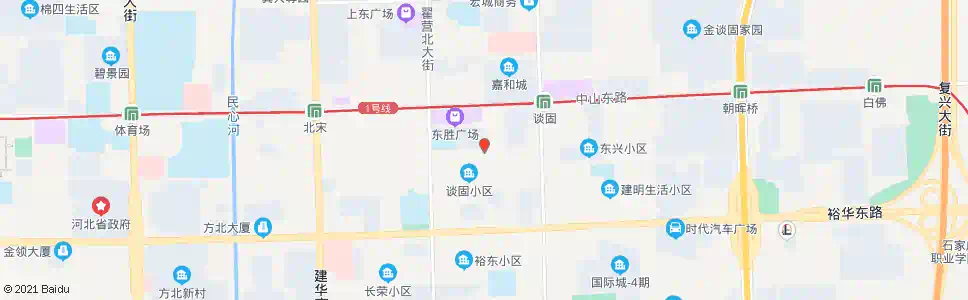 石家庄谈固小区_公交站地图_石家庄公交_妙搜公交查询2025