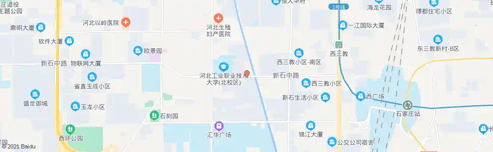 石家庄育星幼儿园_公交站地图_石家庄公交_妙搜公交查询2025