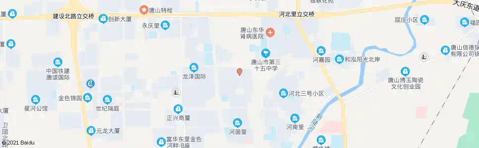 唐山河茵北里_公交站地图_唐山公交_妙搜公交查询2025