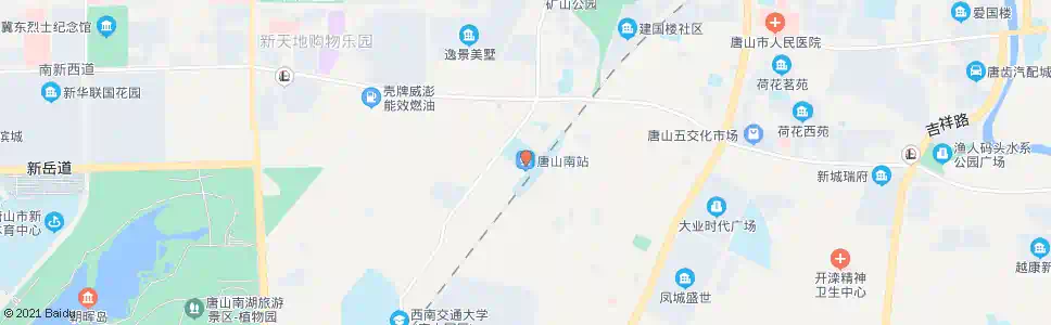 唐山唐山南站_公交站地图_唐山公交_妙搜公交查询2025