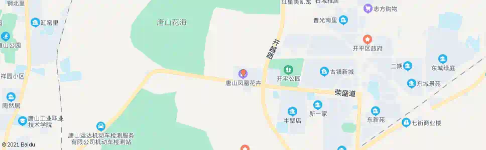 唐山凤凰花卉枢纽站_公交站地图_唐山公交_妙搜公交查询2025