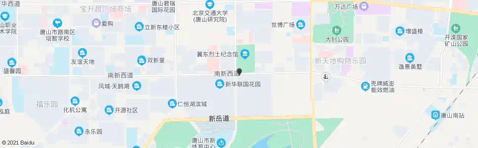 唐山弘和阳光小区_公交站地图_唐山公交_妙搜公交查询2025