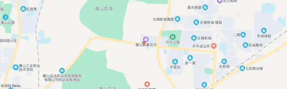 唐山凤凰花卉_公交站地图_唐山公交_妙搜公交查询2025