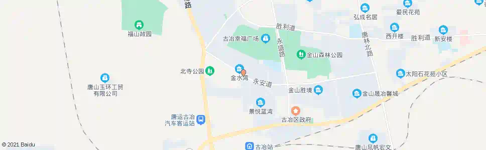 唐山景悦蓝湾_公交站地图_唐山公交_妙搜公交查询2025
