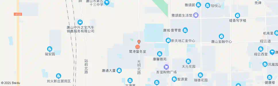 唐山翔云道光明路口_公交站地图_唐山公交_妙搜公交查询2025