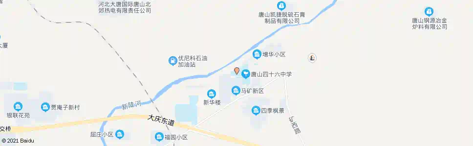 唐山唐马路小学_公交站地图_唐山公交_妙搜公交查询2025