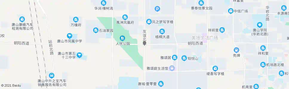 唐山朝阳道口_公交站地图_唐山公交_妙搜公交查询2025