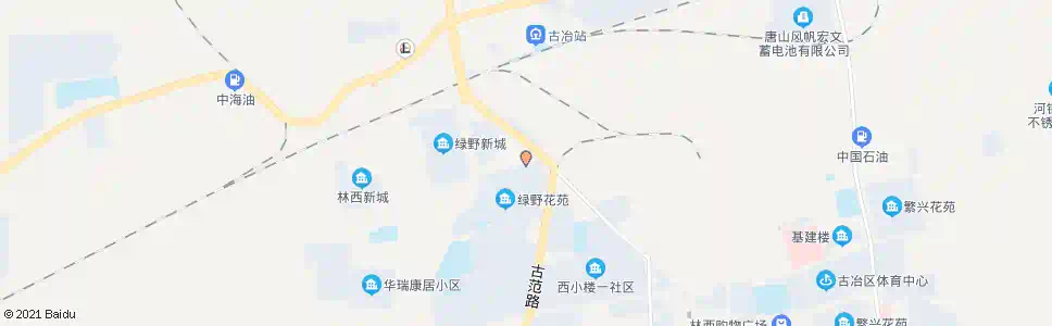 唐山绿野小区_公交站地图_唐山公交_妙搜公交查询2025