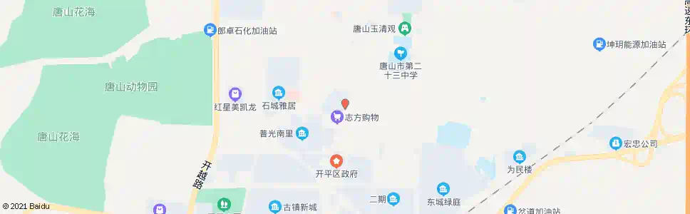 唐山普光道_公交站地图_唐山公交_妙搜公交查询2025