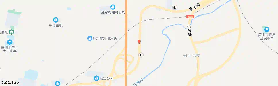 唐山帅甲河_公交站地图_唐山公交_妙搜公交查询2025