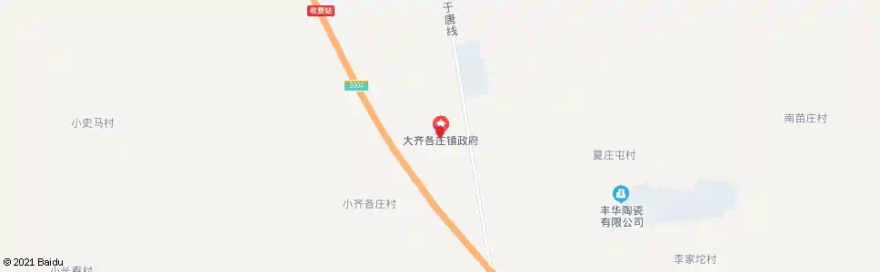 唐山大齐庄_公交站地图_唐山公交_妙搜公交查询2025