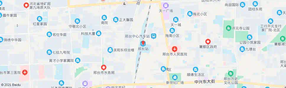 邢台心长_公交站地图_邢台公交_妙搜公交查询2025