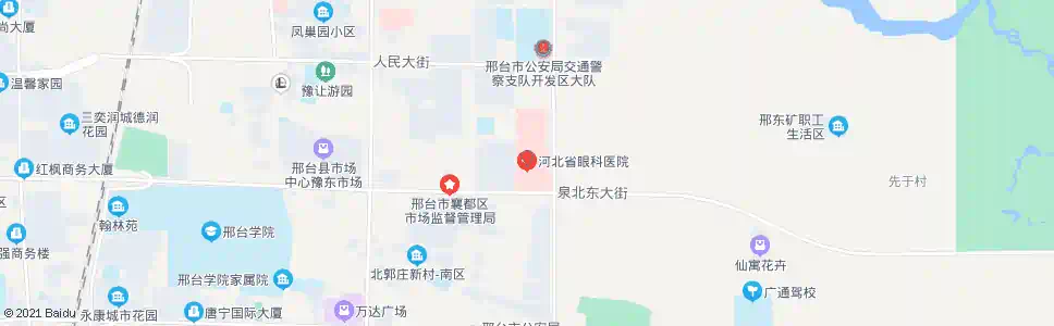 邢台省眼科医院_公交站地图_邢台公交_妙搜公交查询2025