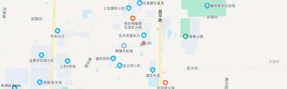 邢台汇昌东方花园_公交站地图_邢台公交_妙搜公交查询2025