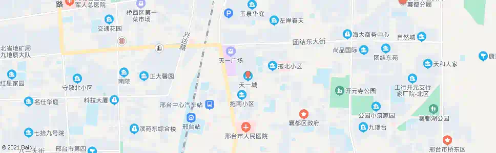 邢台天一城_公交站地图_邢台公交_妙搜公交查询2025