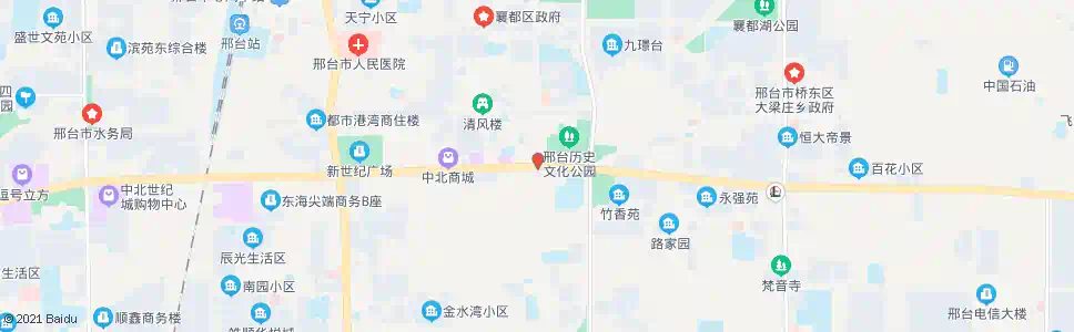 邢台历史文化公园东口_公交站地图_邢台公交_妙搜公交查询2025