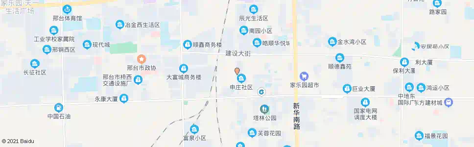 邢台申家庄_公交站地图_邢台公交_妙搜公交查询2025