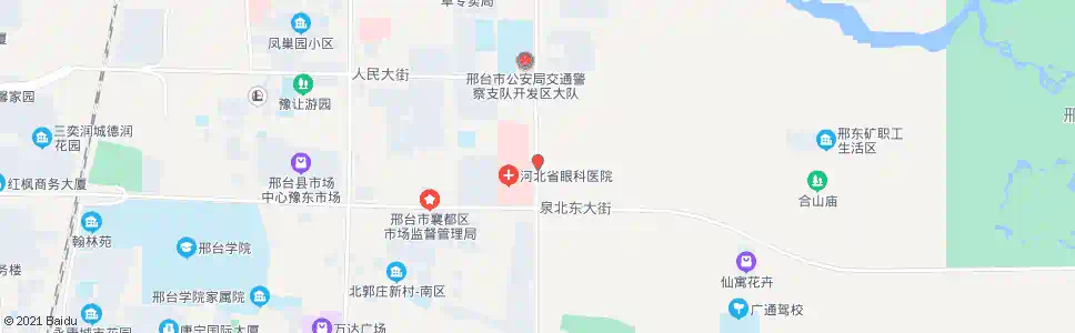 邢台眼科医院东站_公交站地图_邢台公交_妙搜公交查询2025