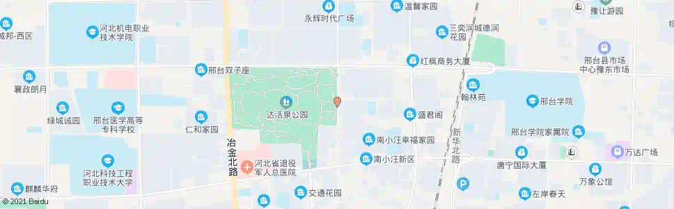 邢台达活泉公园东口_公交站地图_邢台公交_妙搜公交查询2025