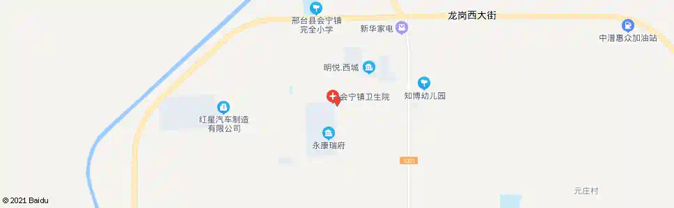 邢台会宁医院_公交站地图_邢台公交_妙搜公交查询2025