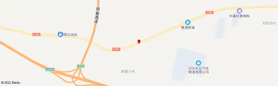 邢台西侯兰路口_公交站地图_邢台公交_妙搜公交查询2025
