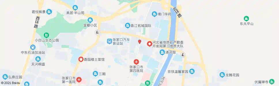 张家口明德北(博爱医院)_公交站地图_张家口公交_妙搜公交查询2025