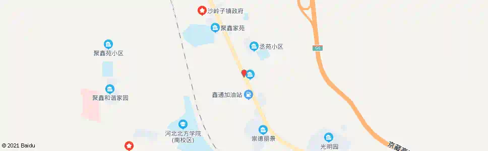 张家口沙岭子_公交站地图_张家口公交_妙搜公交查询2025