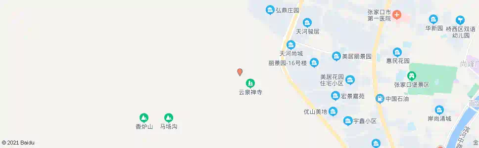 张家口赐儿山_公交站地图_张家口公交_妙搜公交查询2025