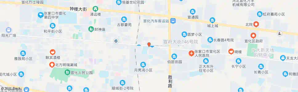 张家口八中_公交站地图_张家口公交_妙搜公交查询2025