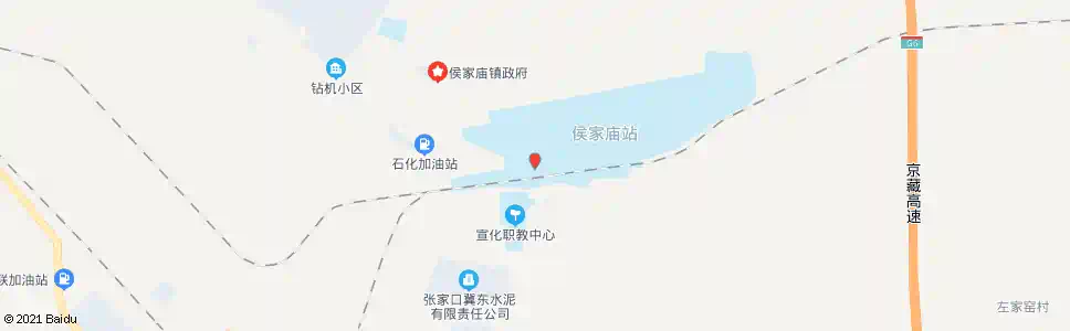 张家口侯家庙_公交站地图_张家口公交_妙搜公交查询2025
