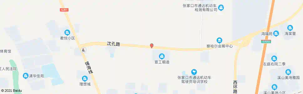 张家口宣工_公交站地图_张家口公交_妙搜公交查询2025