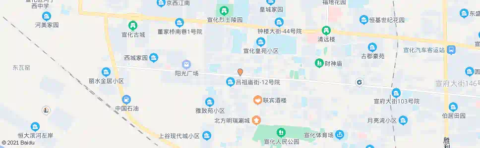 张家口华庆浴池_公交站地图_张家口公交_妙搜公交查询2025