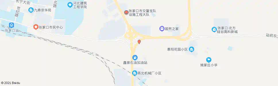 张家口药厂_公交站地图_张家口公交_妙搜公交查询2025